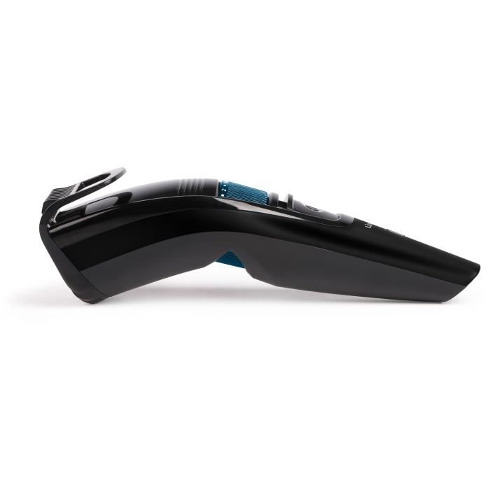 Tondeuse a barbe rechargeable - LIVOO - DOS186 - 5 W - 90 min - Jusqu'a 10 mm - 20 longueurs - Noir / Bleu