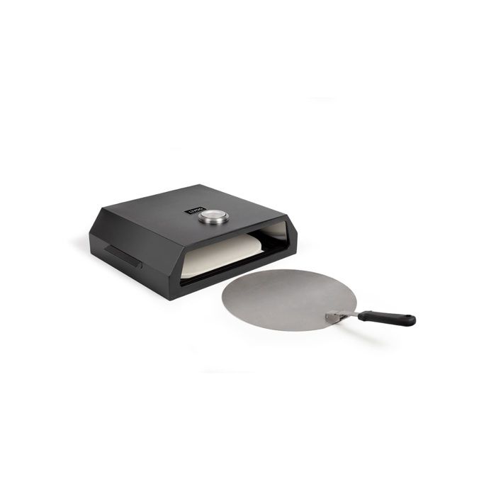 Four a pizza - LIVOO - GS149 - Acier inoxydable - Pour barbecue gaz ou charbon - 33,5 x 27,5 cm