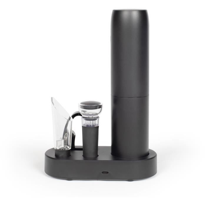 Set a vin électrique rechargeable - LIVOO - GS159 - Universel - 5 accessoires - Fonctionne par pression - Capacité 30 bouteilles
