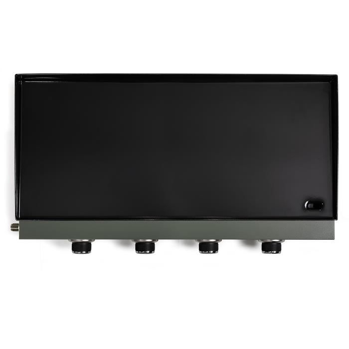 Plancha gaz - LIVOO - DOC325 - 83,5 x 47 x 24 cm - 4 brûleurs - Vert / Noir