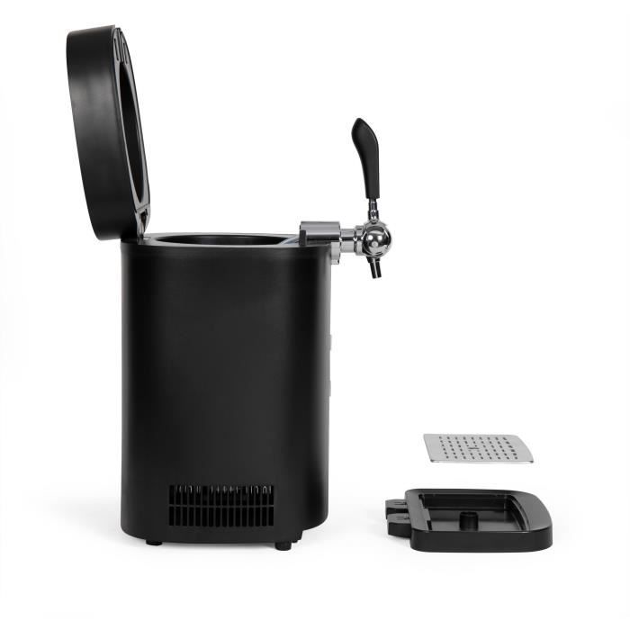 Tireuse a biere - LIVOO - DOM511 - 60W - Pour fűts de 5L auto-pressurisés - Conservation 30j - 3 a 12°C - Plateau égouttoir amovible