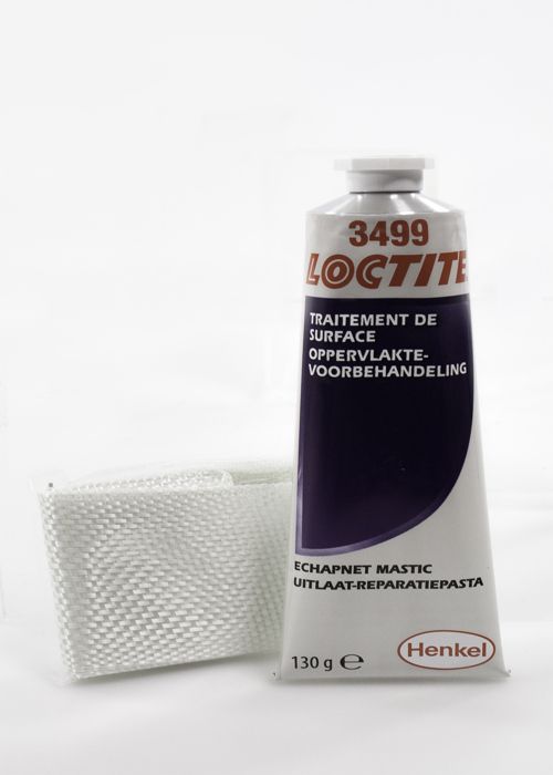 Kit réparation échappement et silencieux - LOCTITE - Mastic / bande de fibres de verre / fil de fer - Pour tuyaux et silencieux