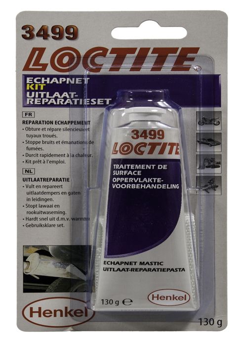 P‚te RÈparation Echappement - LOCTITE - 3499 - 130g - RÈsine Èpoxy - Durcit a la chaleur