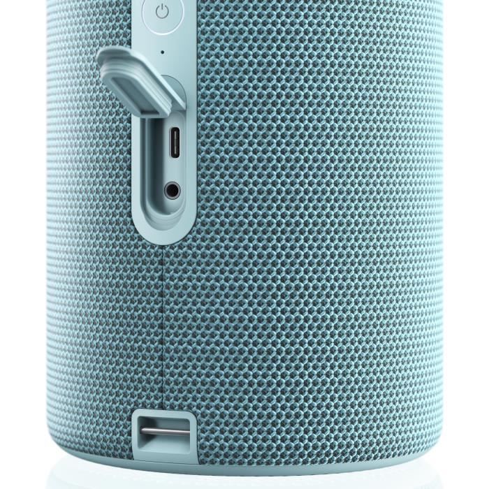 Enceinte portable sans fil LoeWE - We. HEAR 2 - Bluetooth - 60W - IPX6 - Autonomie 17h -Aqua Blue