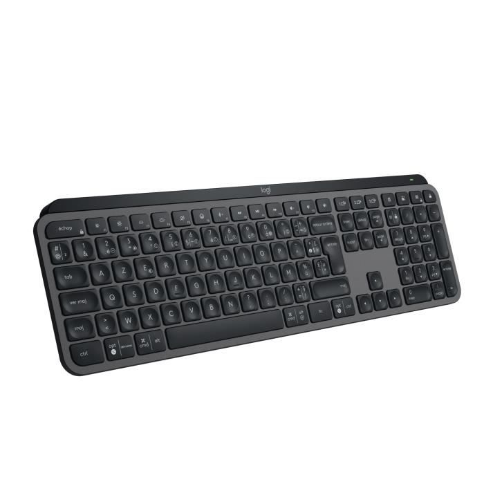 Clavier - Sans fil - Logitech - MX Keys S - AZERTY -Graphite