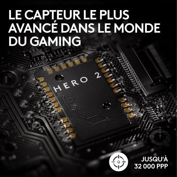 Souris gamer - Sans fil - Logitech G - Pro X Superlight 2 Lightspeed - Blanche