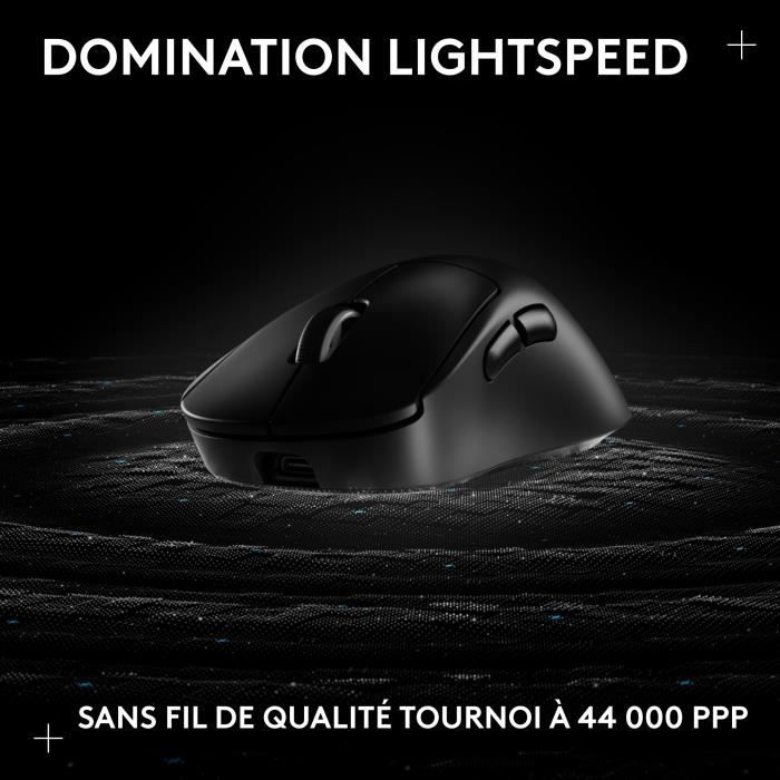 Souris gamer - sans fil - Logitech - G Pro X Superlight 2 DEX - Noir