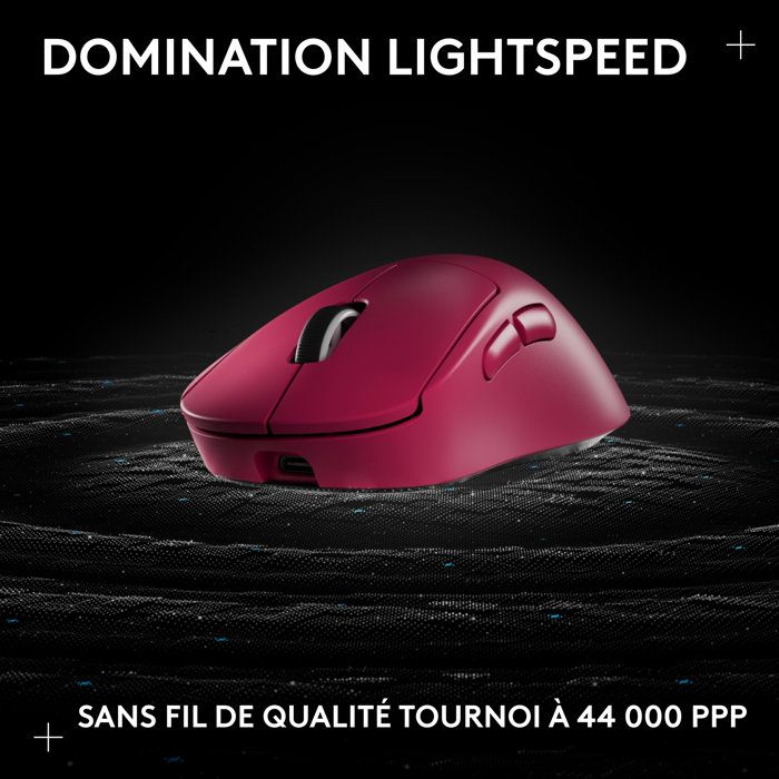 Souris gamer - sans fil - Logitech - G Pro X Superlight 2 DEX - Rose