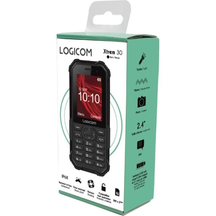 TÈlÈphone Mobile - LOGICOM - XTREM 30 - Noir