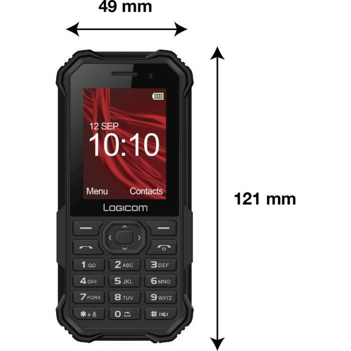 TÈlÈphone Mobile - LOGICOM - XTREM 30 - Noir