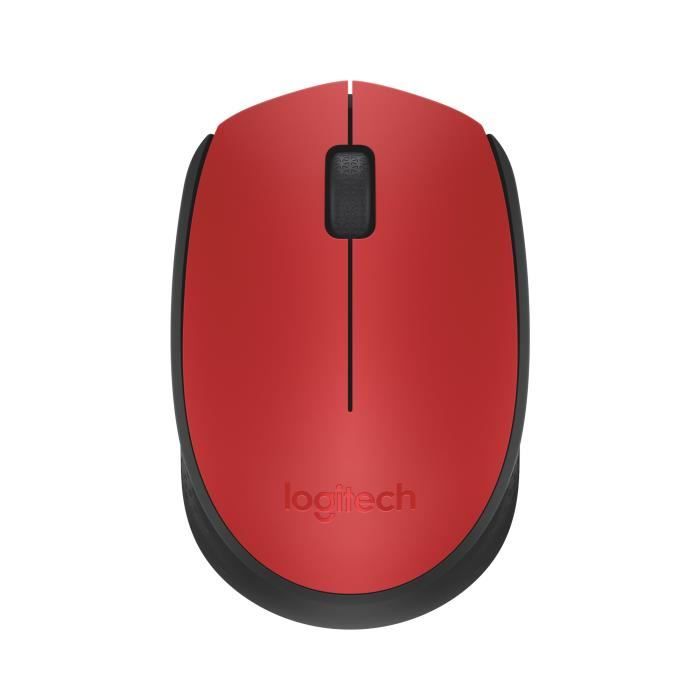 Souris - Sans Fil - Logitech - M171 - Rouge - Ambidextre