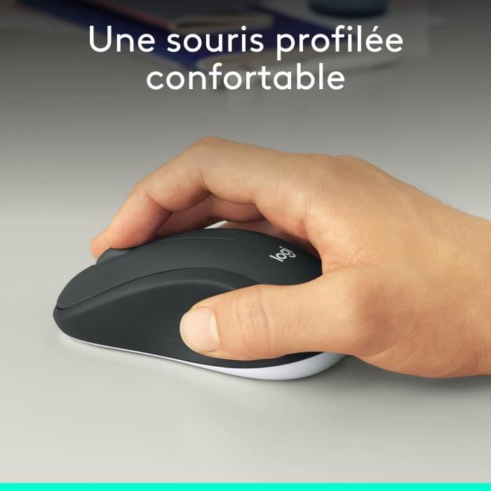 Ensemble Clavier Souris - Sans fil - Logitech - MK540 - AZERTY - Noir