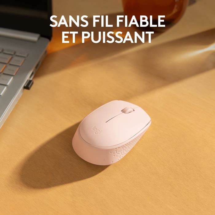 Souris - Sans Fil - Logitech - M171 - Ambidextre - Rose