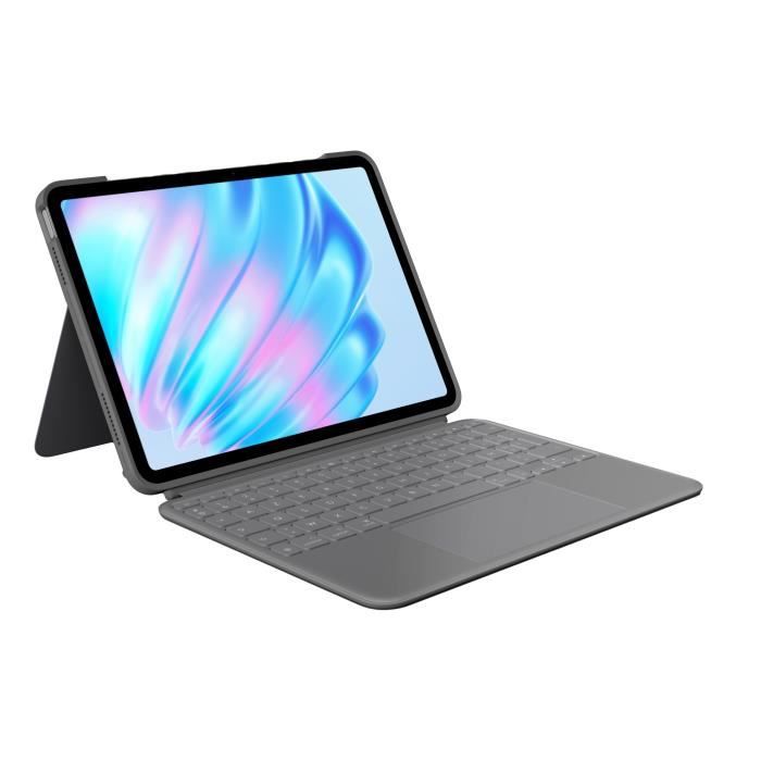 Etui clavier - Logitech - Combo Touch - Pour iPad Air 11 (M2, M3 & M4) & Ipad Air (5e génération) - Gris