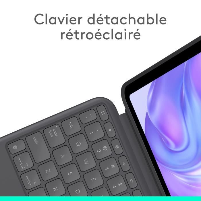 Accessoires Tablette Logitech …tui clavier Combo Touch pour iPad Pro 11 pouces (M4)(2024)