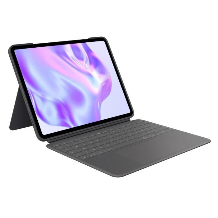 Etui clavier - Logitech - Combo Touch - AZERTY - Pour iPad Pro 13 pouces (M4 et M5)(2024 et 2025) - Graphite