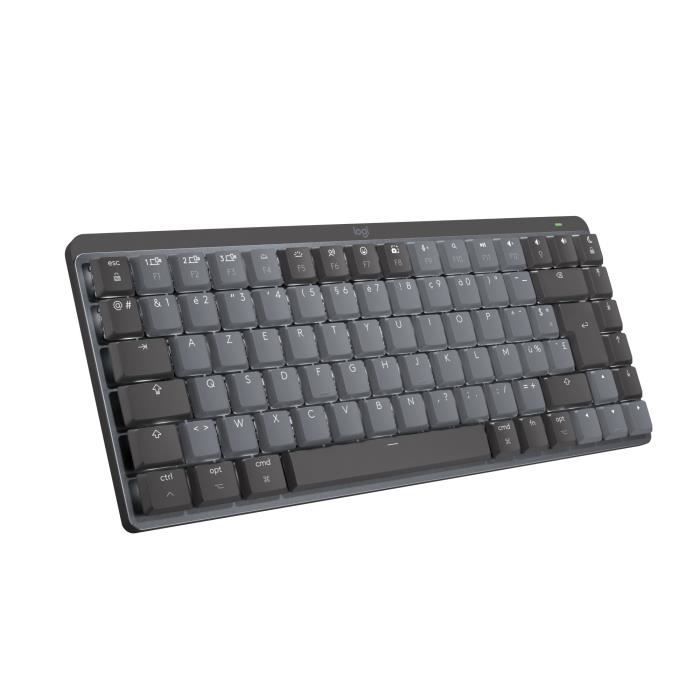 Clavier - Sans fil - Logitech - MX Mechanical Mini - Pour Mac - Gris sidÈral