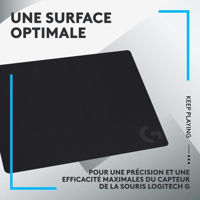 Tapis de souris gamer - Logitech G - G240 - Noir