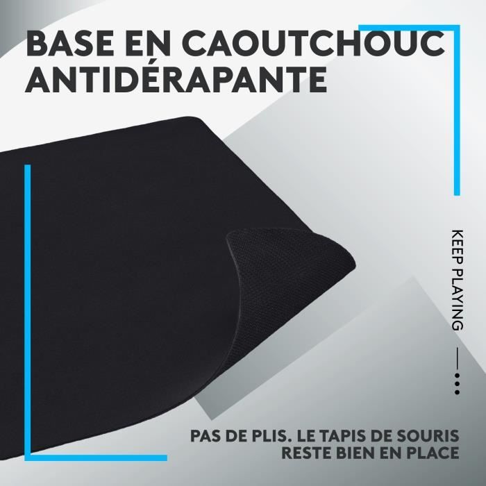 Tapis de souris gamer - Logitech G - G240 - Noir