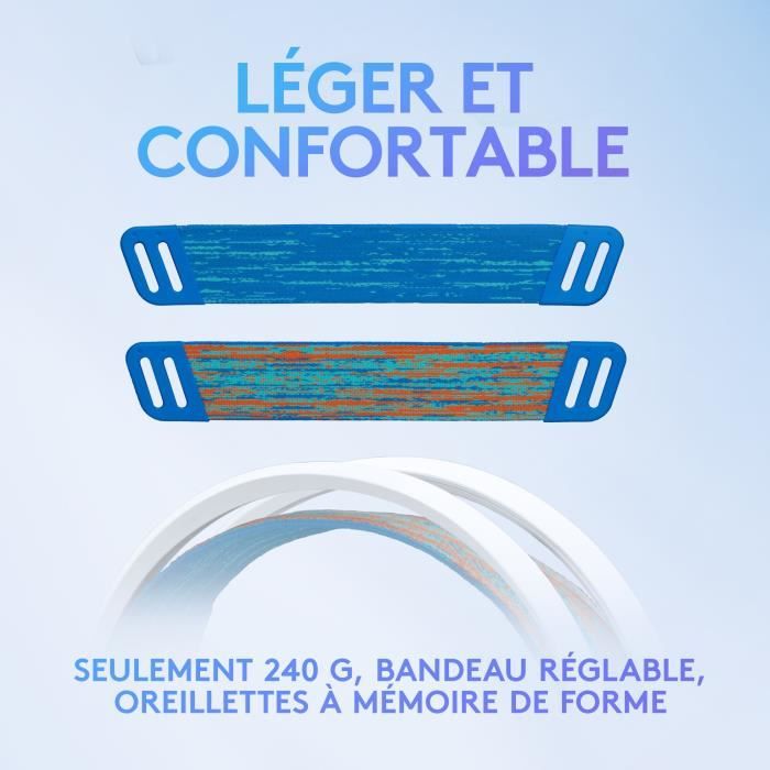 Casque gamer - Filaire - Logitech G - G335 - LÈger - Blanc