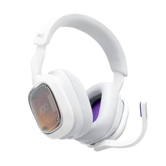 Casque gamer - Sans fil - Logitech G - A30 - PS5, PS4, PC, MAC, Mobile - Blanc