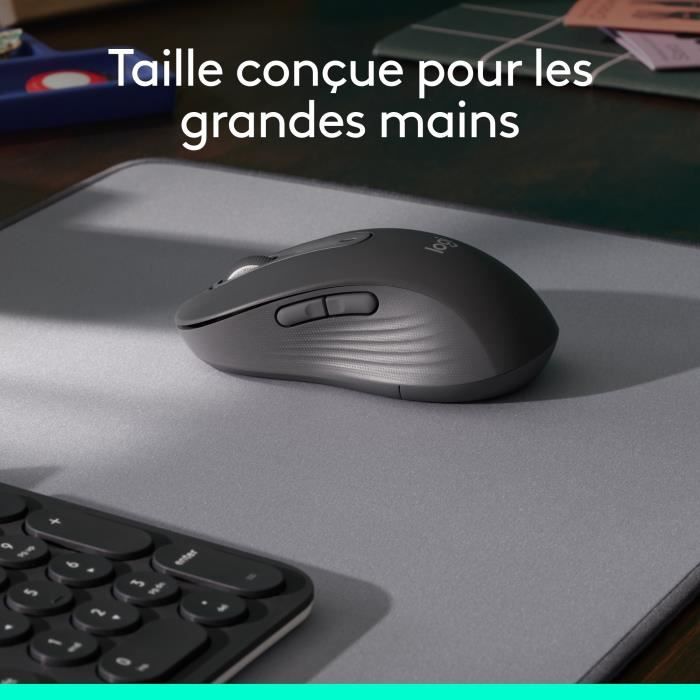 Souris - Sans fil - Logitech - M650 - Droitier - Graphite