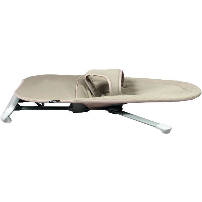 Transat balancelle design - BAMBISOL - 2 inclinaisons d'assise - De la naissance a 9 kg - Beige