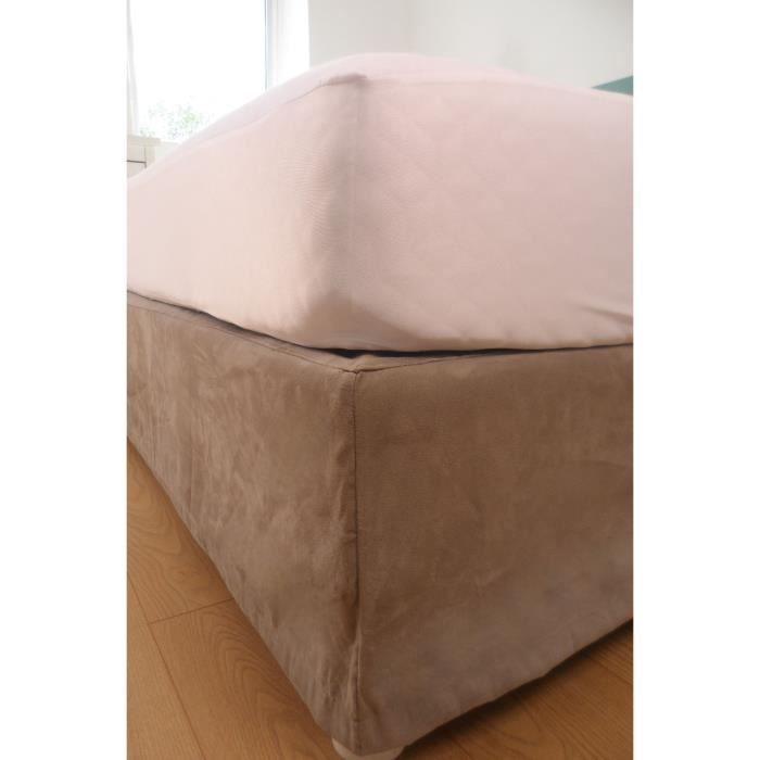Protege-matelas - 90 x 190 cm x 25 xm - 100% Coton - 170 G/M2 - LOVELY HOME