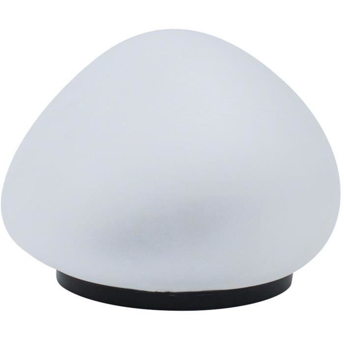 Lampe solaire décorative galet - LUMISKY - SOLENZARA - Ř16 cm - LED blanc