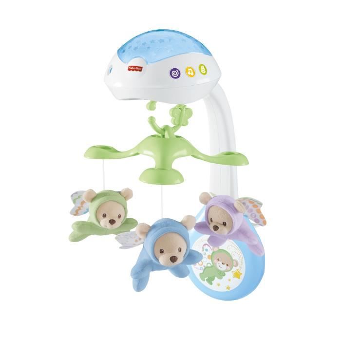 Fisher-Price - Mobile Doux Reves Papillon - Mobile lit bébé - 0 ans et + CDN41
