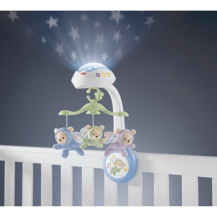 Fisher-Price - Mobile Doux Reves Papillon - Mobile lit bébé - 0 ans et + CDN41