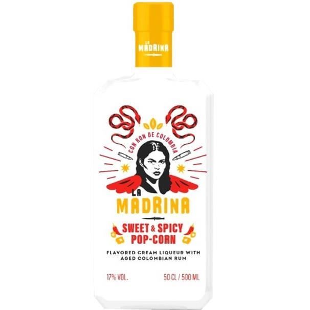 La Madrina - Cream Liqueur Sweet & Spicy Popcorn - 17,0% Vol. - 50cl