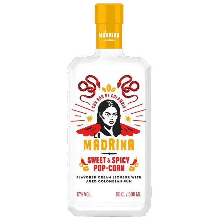La Madrina - Cream Liqueur Sweet & Spicy Popcorn - 17,0% Vol. - 50cl