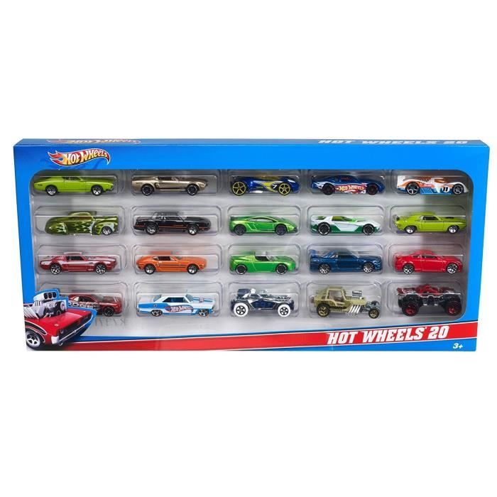 Hot Wheels - Coffret De 20 VÈhicules - Petites voitures - 3 ans et + H7045