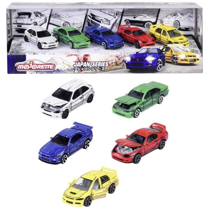 Coffret de Véhicules - MAJORETTE - Voitures métal a roues libres - Suspensions et parties ouvrantes - Échelle 1/64 - Des 3 ans