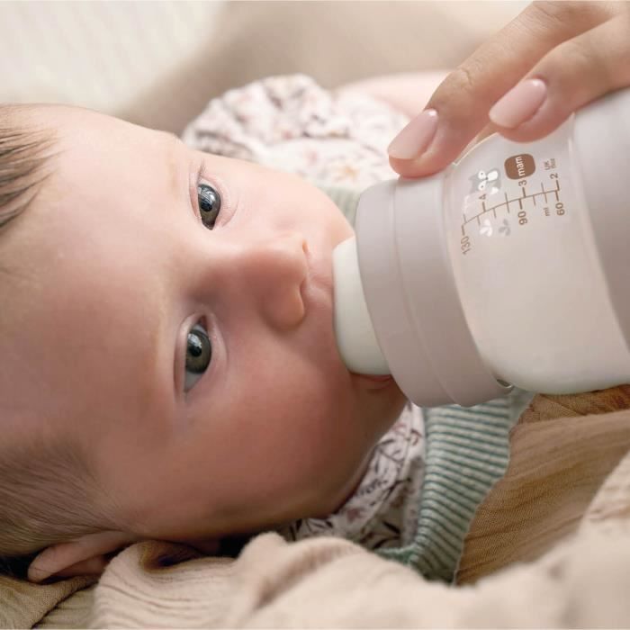 MAM Accessoires pour Biberons Tétine Silicone Nouveau Né Débit 0 Extra Lent 2 unités