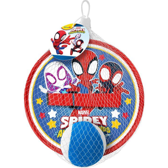 Jeu de lance-attrape balle - MARVEL - Spidey - 2 raquettes scratch