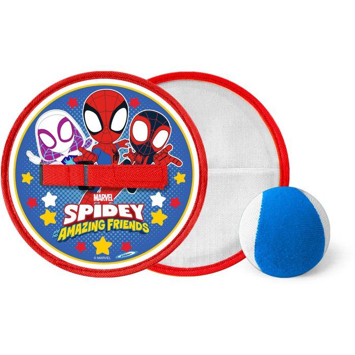Jeu de lance-attrape balle - MARVEL - Spidey - 2 raquettes scratch