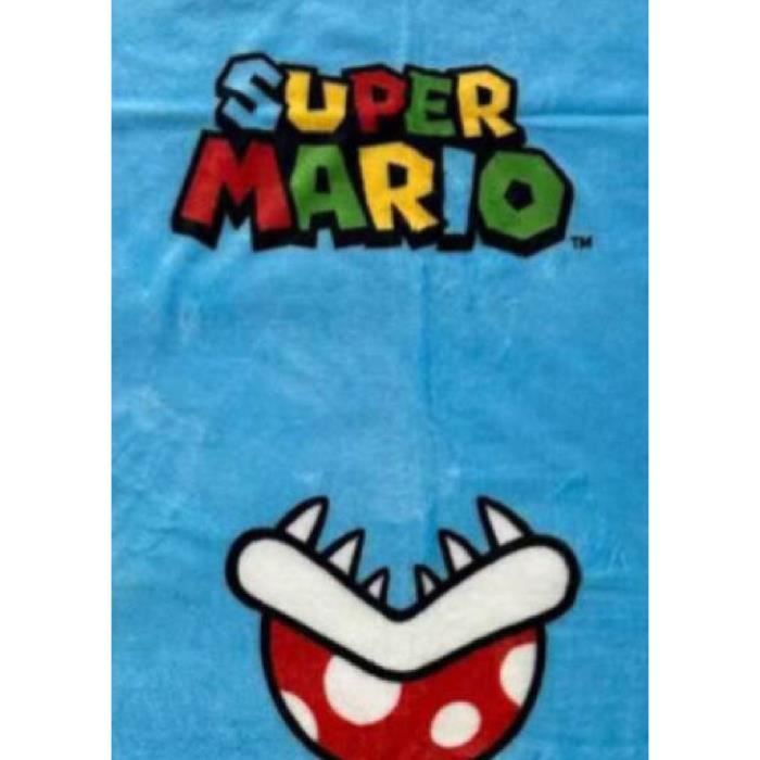 Couverture Sherpa - MARIO BROS - Vintage - 100 x 150 cm