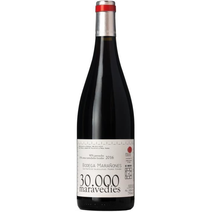 Marańones 30000 Maravedies DO Madrid - Vin rouge Espagne 2017