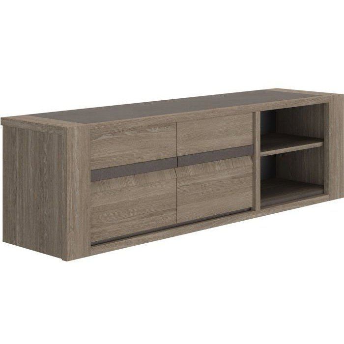Meuble TV MARCEAU – Coloris Chene Reed – 190 × 48 × 57 cm – GAMI