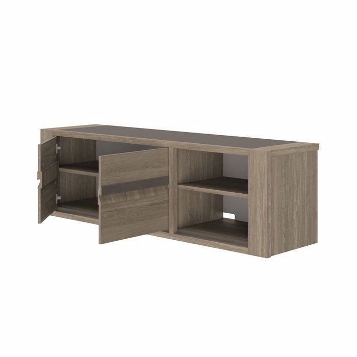 Meuble TV MARCEAU – Coloris Chene Reed – 190 × 48 × 57 cm – GAMI