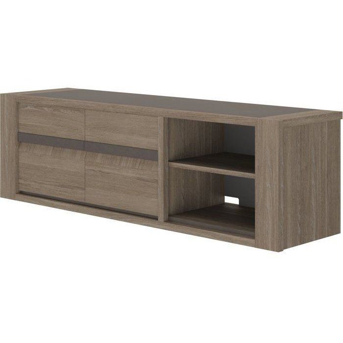 Meuble TV MARCEAU – Coloris Chene Reed – 190 × 48 × 57 cm – GAMI