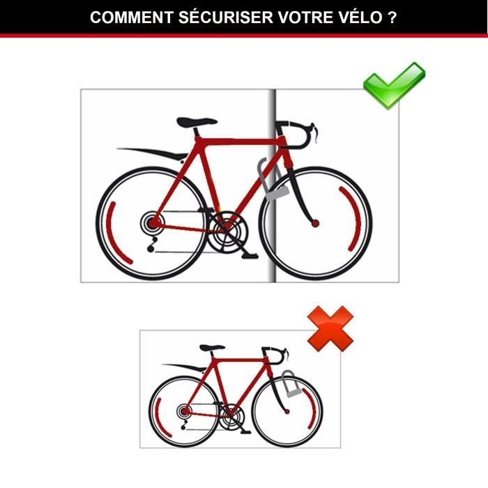 Antivol U avec C‚ble - MASTER LOCK - Modele XL - Sold Secure Gold, Police Approved