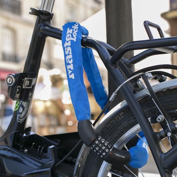 Antivol chaÓne pour vÈlo - MASTER LOCK - ChaÓne Antivol VÈlo - 90 cm x 8 mm - Haute SÈcuritÈ