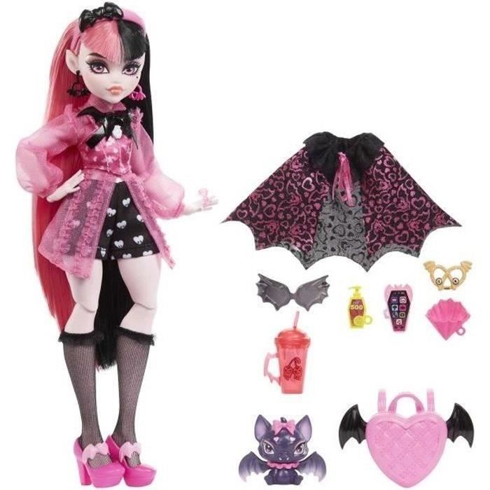 Monster High-Draculaura-PoupÈe avec chauve-souris de compagnie HHK51