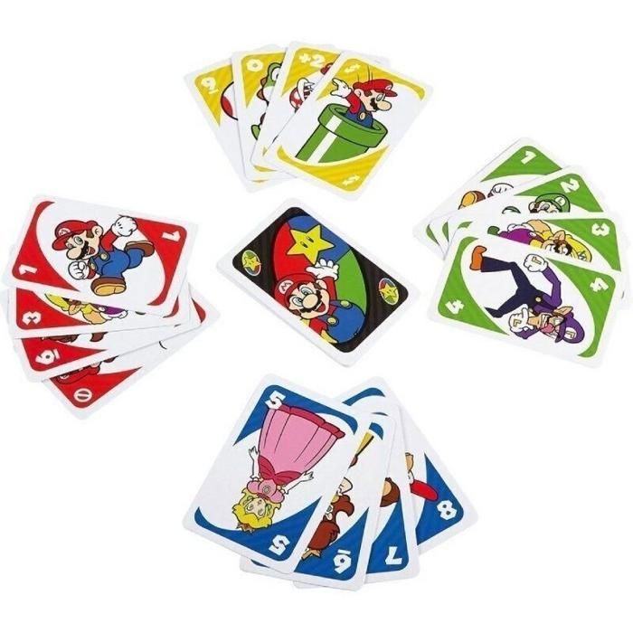 Mattel Games - Uno Super Mario Bros - Jeu de Cartes - Des 7 ans DRD00