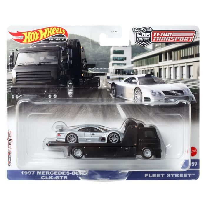 Hot Wheels - Véhicule et Transporteur (modele aléatoire) - Camion / Petite voiture - Des 3 ans FLF56