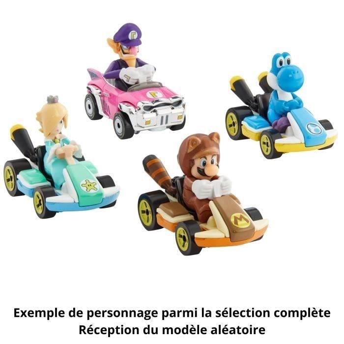 Hot Wheels - Véhicule Mario Kart (modele aléatoire) - Petite Voiture - 3 ans et + GBG25