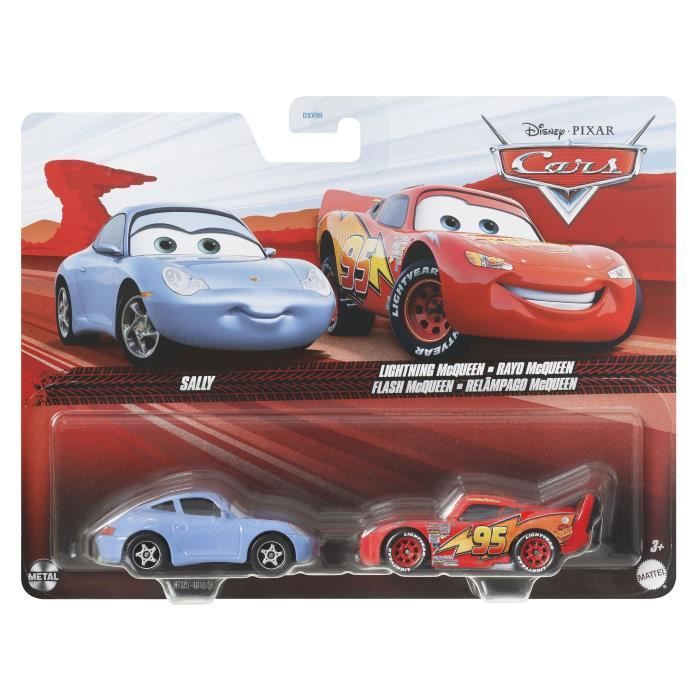 Cars Disney Pixar - Pack de 2 Véhicules (modele aléatoire) - Petite Voiture - 3 ans et + - Disney Pixar Cars - DXV99